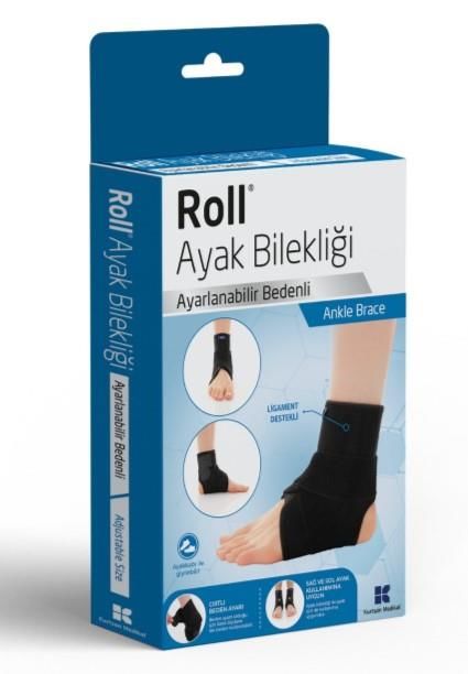 Roll Medikal Ayak Bilekliği | Ayarlanabilir Beden