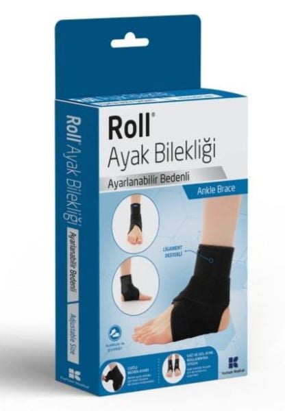 Roll Medikal Ayak Bilekliği | Ayarlanabilir Beden