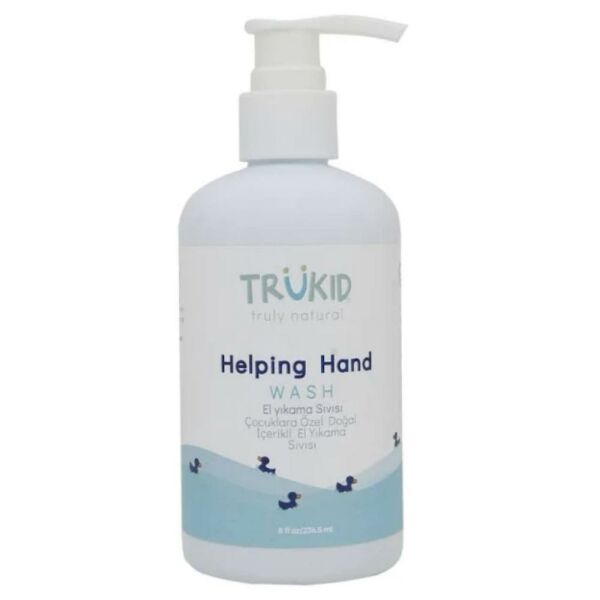 TruKid Helping Hand Wash 236 ml | Çocuklar için Doğal El Yıkama Sıvısı