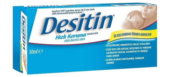 Desitin Hızlı Koruma Pişik Önleyici Krem 50ml | Mavi