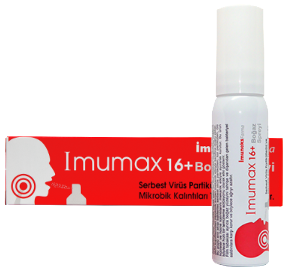 İmunex Farma İmumax 16+ Boğaz Spreyi 30ml