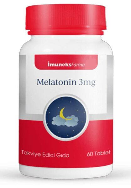 İmuneks Farma Melatonin 3mg 60 Tablet