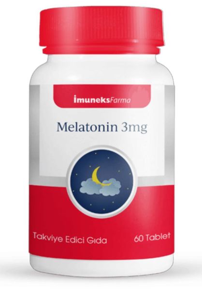 İmuneks Farma Melatonin 3mg 60 Tablet