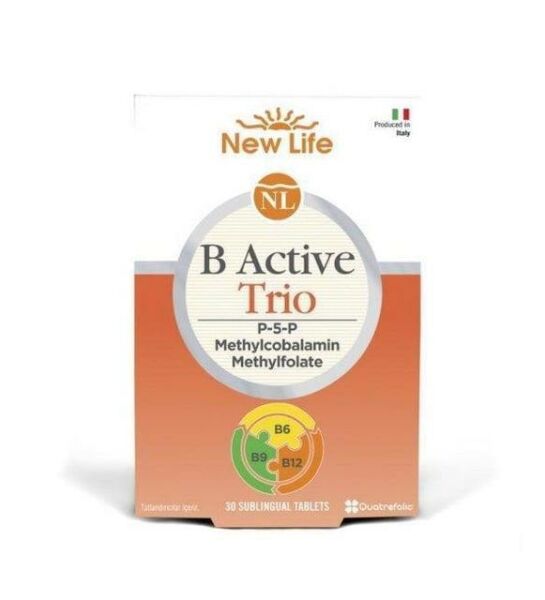 NewLife B Active Trio 30 Dilaltı Tablet