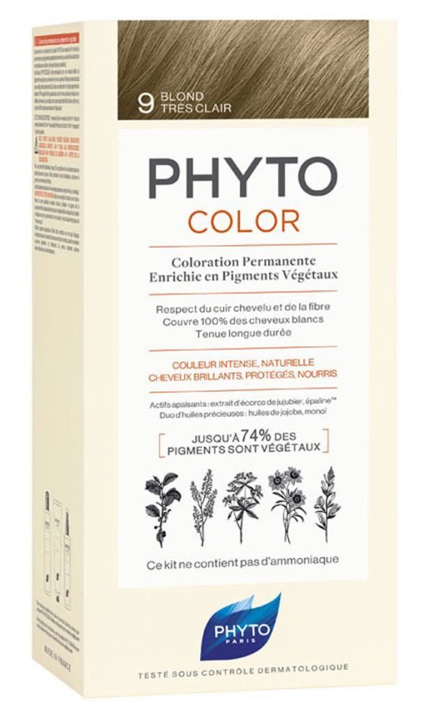 Phyto Phytocolor 9 Açık Sarı (Very Light Blonde) | Bitkisel Saç Boyası