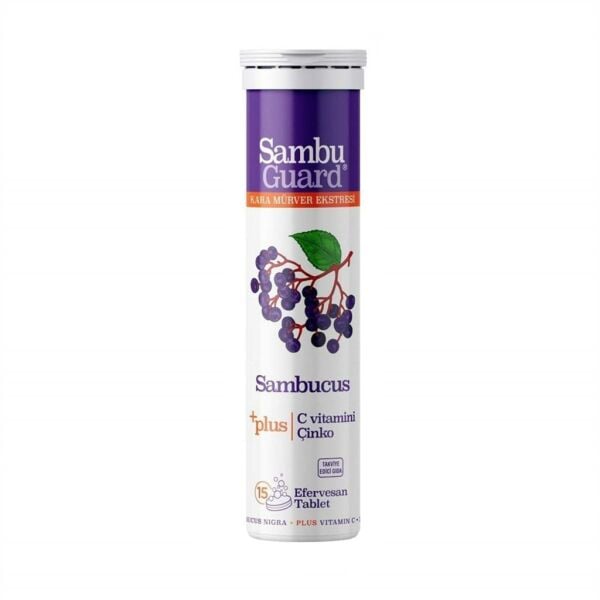 Bigjoy Vitamins Sambuguard Kara Mürver Ekstresi Efervesan 15 Tablet