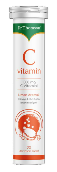 Dr. Thomson Vitamin C 1000 mg 20 Efervesan Tablet