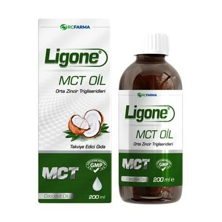 Ligone MCT Oil 200ml | Orta Zincir Trigliseridleri İçeren Gıda Takviyesi