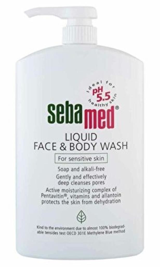 Sebamed Yüz ve Vücut Temizleyici Likit 1000ml | Hassas Ciltler