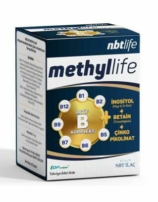 Nbt Life Methyllife Aktif B Kompleks 30 Kapsül