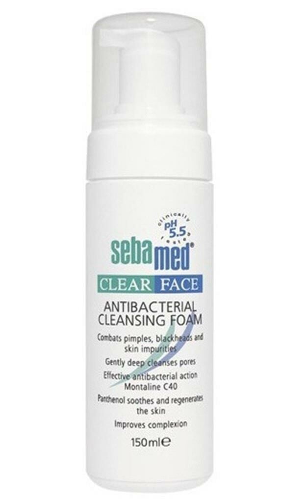 Sebamed Clear Face Cleansing Foam 150ml | Sivilceye Yatkın Ciltler için Temizleme Köpüğü