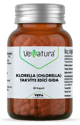 Venatura Klorella(Chlorella) 60 Kapsül