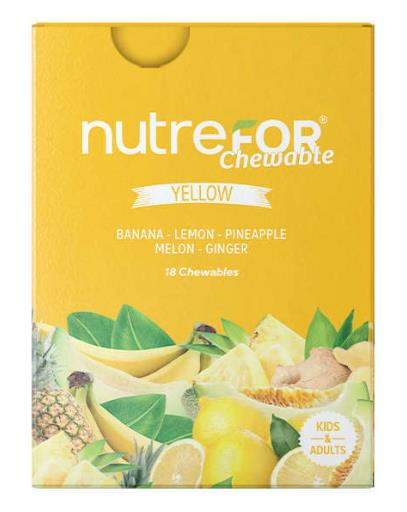 Nutrefor Chewable Yellow 18 Çiğneme Tableti | Banana - Lemon - Pineapple