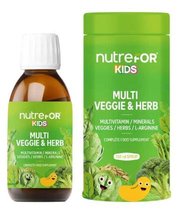 Nutrefor Kids Multi Veggie & Herb 150ml | Multivitamin Mineral Sebze ve Bitki Ektresi