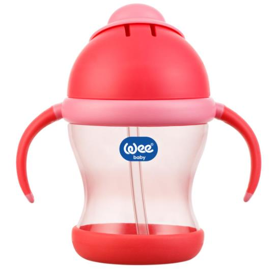 Wee Baby Pipetli Bardak Kulplu 200ml | Pembe (Kod:170)