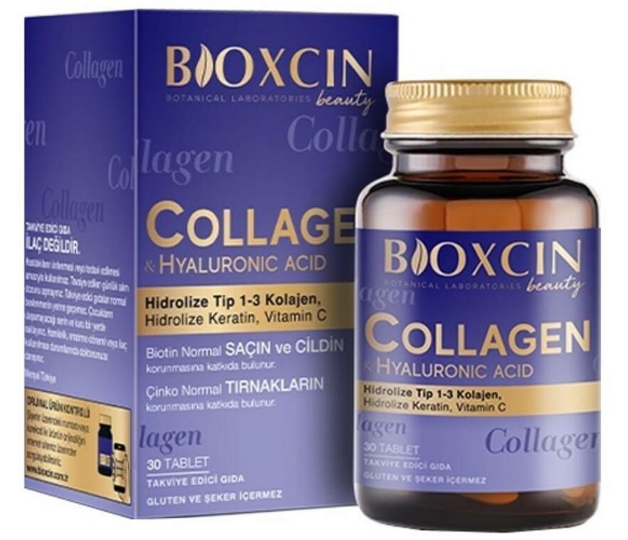 Bioxcin Collagen 30 Tablet | Hyaluronic Acid