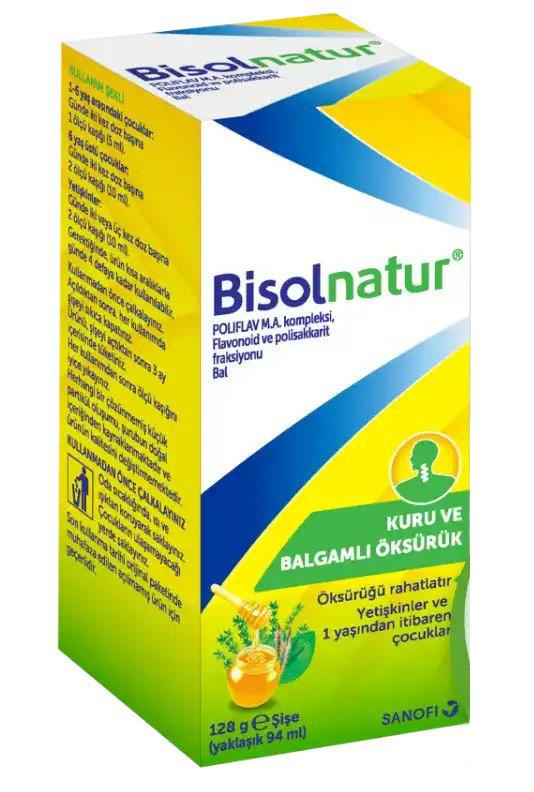 Sanofi Bisolnatur Bitkisel Şurup 128gr