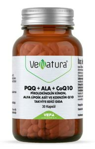 Venatura PQQ + ALA + CoQ10 30 Kapsül