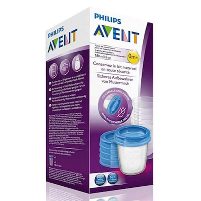 Philips Avent Süt Saklama Kapları 5 Adet