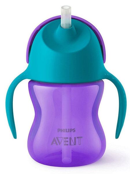 Philips Avent Pipetli Bardak 200ml | 9 Ay Üzeri, Mor