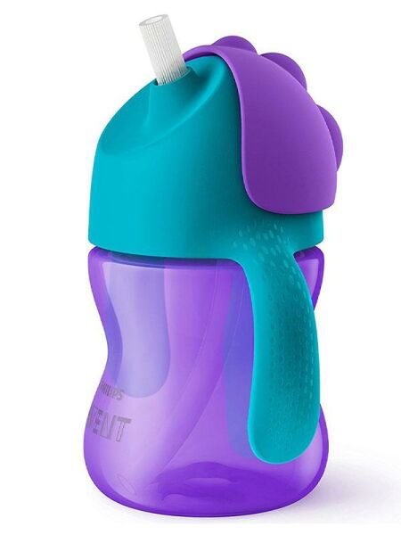 Philips Avent Pipetli Bardak 200ml | 9 Ay Üzeri, Mor