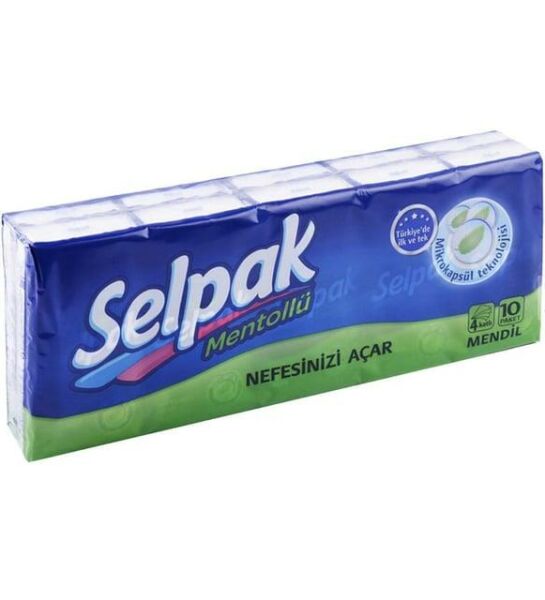 Selpak Mentollü Mendil 10 Paket