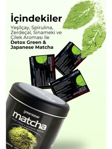 Greenlabel Matcha Çayı 5 g x 30 Saşe | Detox Green & Japonese