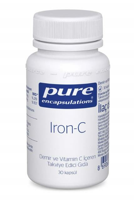 Pure Encapsulations Iron-C 30 Kapsül