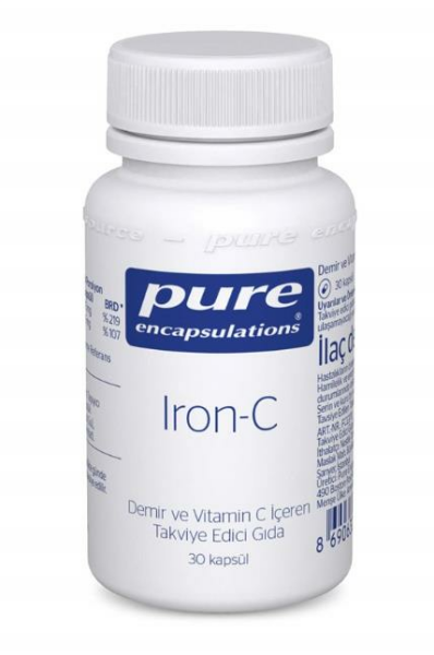 Pure Encapsulations Iron-C 30 Kapsül