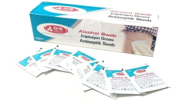 DS Sağlık Alkollü Mendil 1 Adet