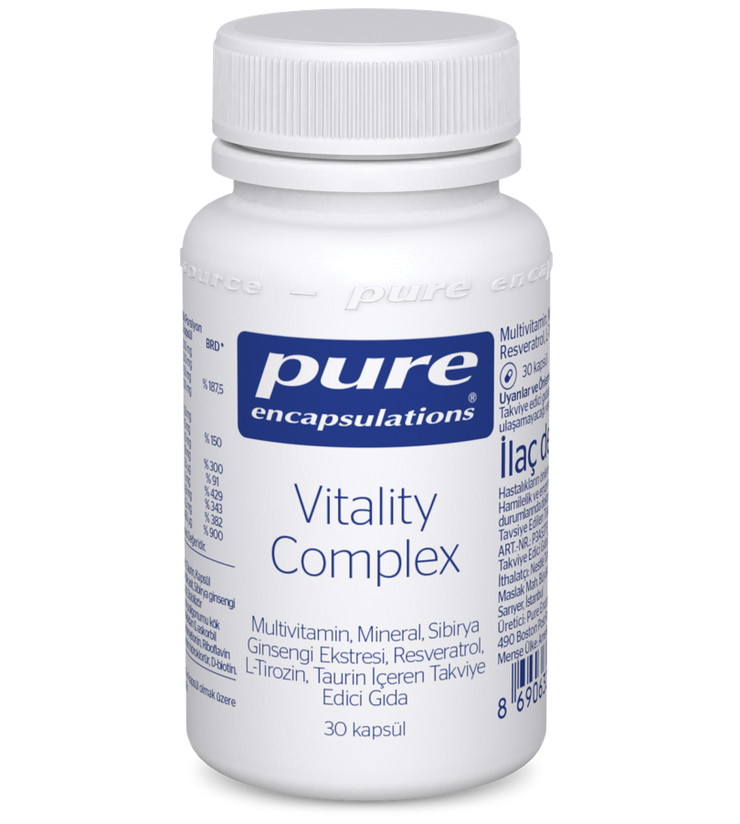 Pure Encapsulations Vitality Complex 30 Kapsül