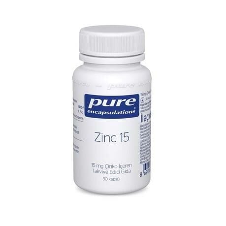 Pure Encapsulations Zinc 15mg 30 Kapsül