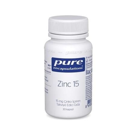 Pure Encapsulations Zinc 15mg 30 Kapsül