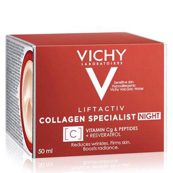 Vichy Liftactiv Collagen Specialist Night 50ml | Yaşlanma Karşıtı Gece Bakım Kremi