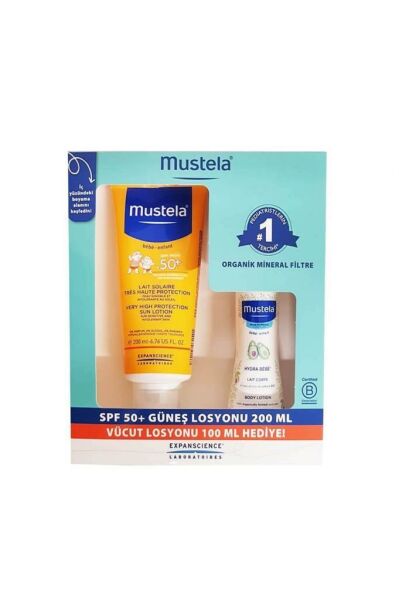 Mustela Very High Protection Sun Lotion Spf50+ 200 ml | Güneş Seti