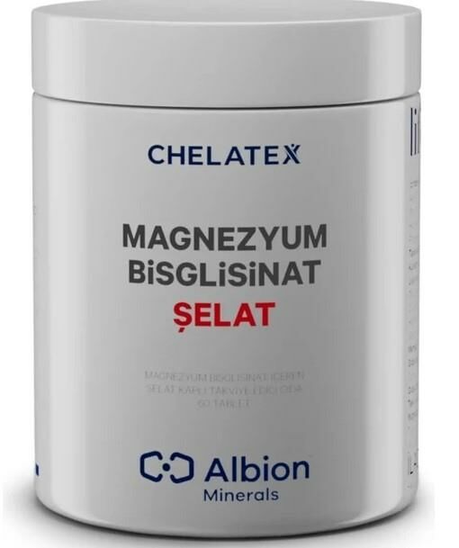 Chelatex Magnezyum Bisglisinat Şelat 60 Bitkisel Tablet
