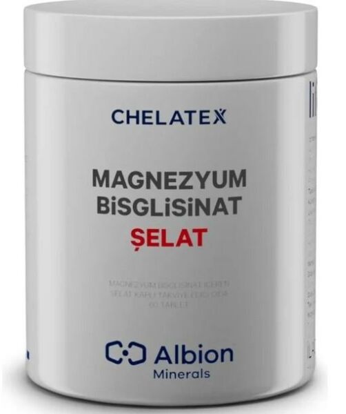 Chelatex Magnezyum Bisglisinat Şelat 60 Bitkisel Tablet