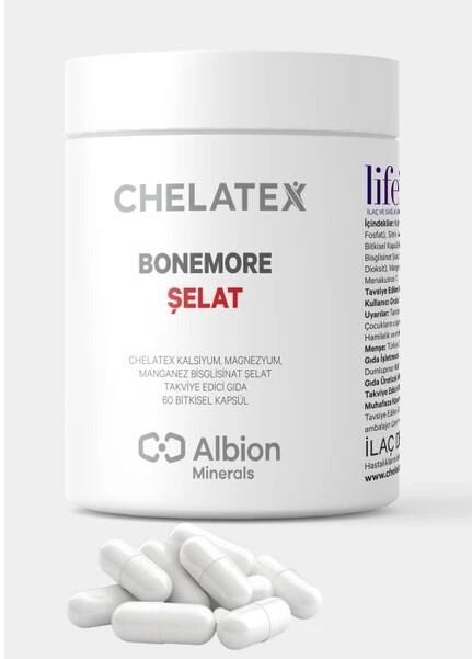 Chelatex Bonemore Kalsiyum Magnezyum 60 Bitkisel Kapsül