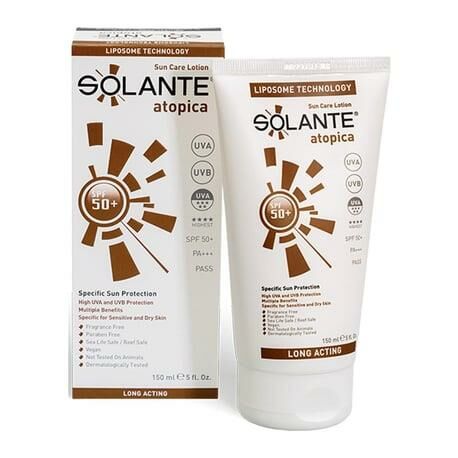 Solante Atopica SPF50+ Güneş Koruyucu Losyon 150ml | Kuru Ciltlere Özel