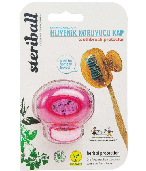 Steriball Diş Fırçası Koruma Kabı - Toothbrush Protector | 2 Adet