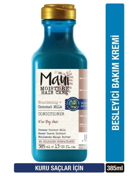 Maui Coconut Milk Saç Kremi 385ml | Kuru Saçlar