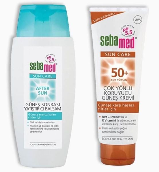 Sebamed Sun Care SPF50+ Güneş Kremi 75ml + After Sun 100ml | Avantajlı Paket