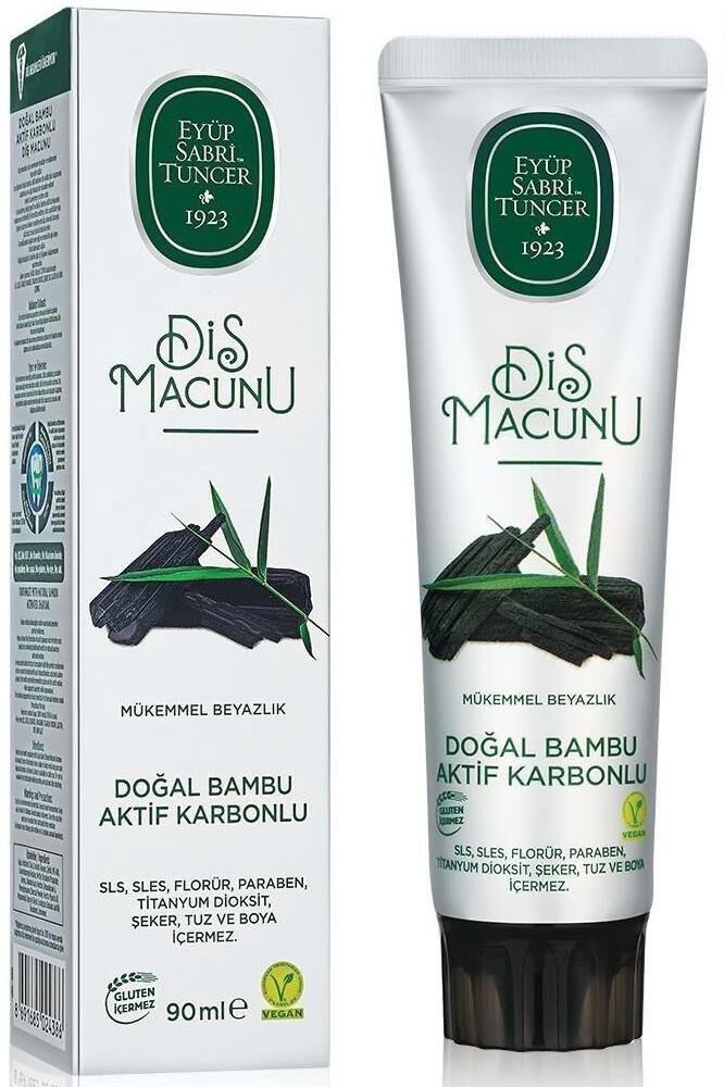 Eyüp Sabri Tuncer Diş Macunu Doğal Bambu Karbonlu 90 ml