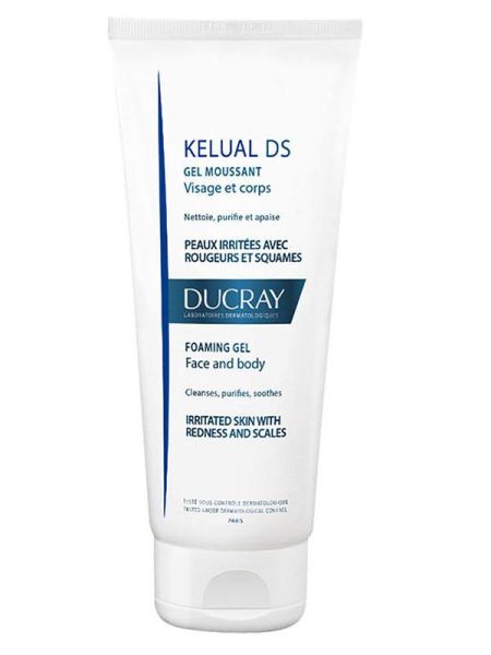 Ducray Kelual DS Foaming Gel 200ml | Pullanma Karşıtı Yüz,Vücut Yıkama Jeli