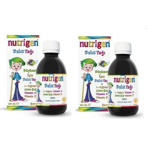 Nutrigen Balık Yağı Şurup 200ml İkili Paket | Portakal Tadında