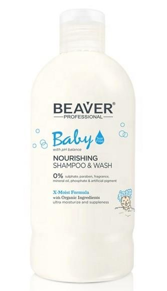 Beaver Baby Nourishing Shampoo & Wash 300ml