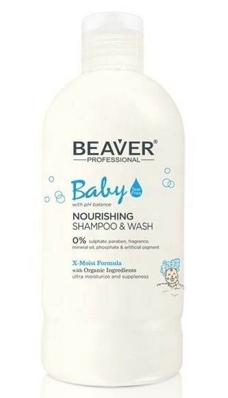 Beaver Baby Nourishing Shampoo & Wash 300ml