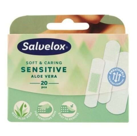 Salvelox Sensitive Yara Bandı 20 Adet | Aloe Vera