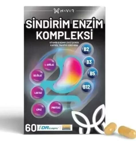 Haver Sindirim Enzim Kompleksi 60 Kapsül