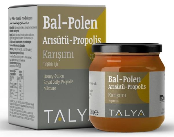 Talya Bal Polen Arısütü Propolis Karışımı 230 gr